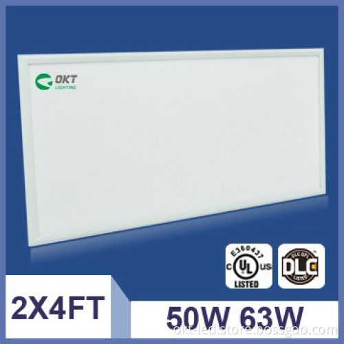 OKT DLC UL listed 2X4FT 50W Dimmable light panel led lights
